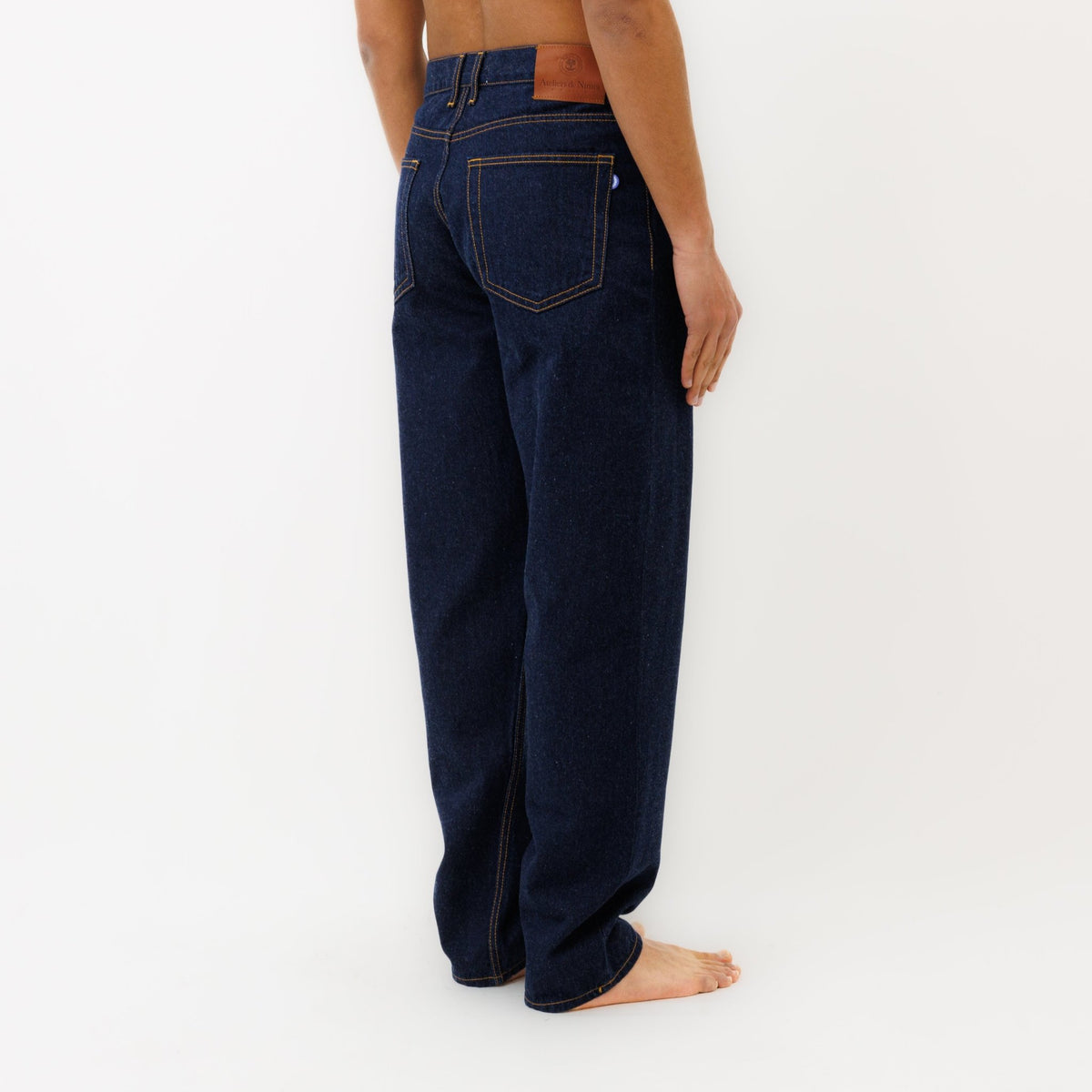 Jeans DN.09 Coupe Baggy Bleu Un Lavage - Ateliers de Nîmes