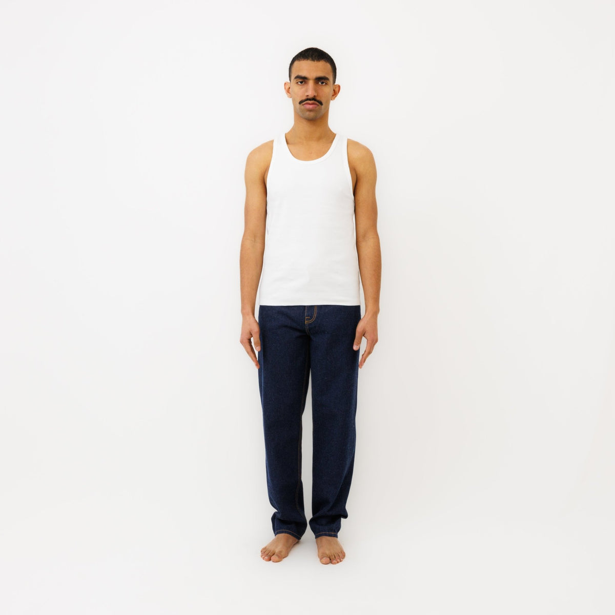 Jeans DN.10 Coupe Ample Bleu Un Lavage - Ateliers de Nîmes