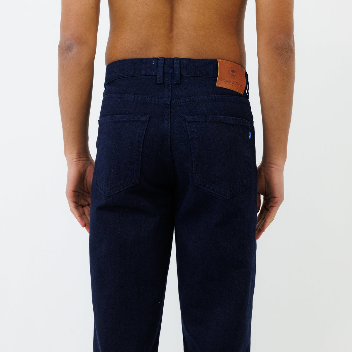 Jeans DN.10 Coupe Ample Double Indigo - Ateliers de Nîmes