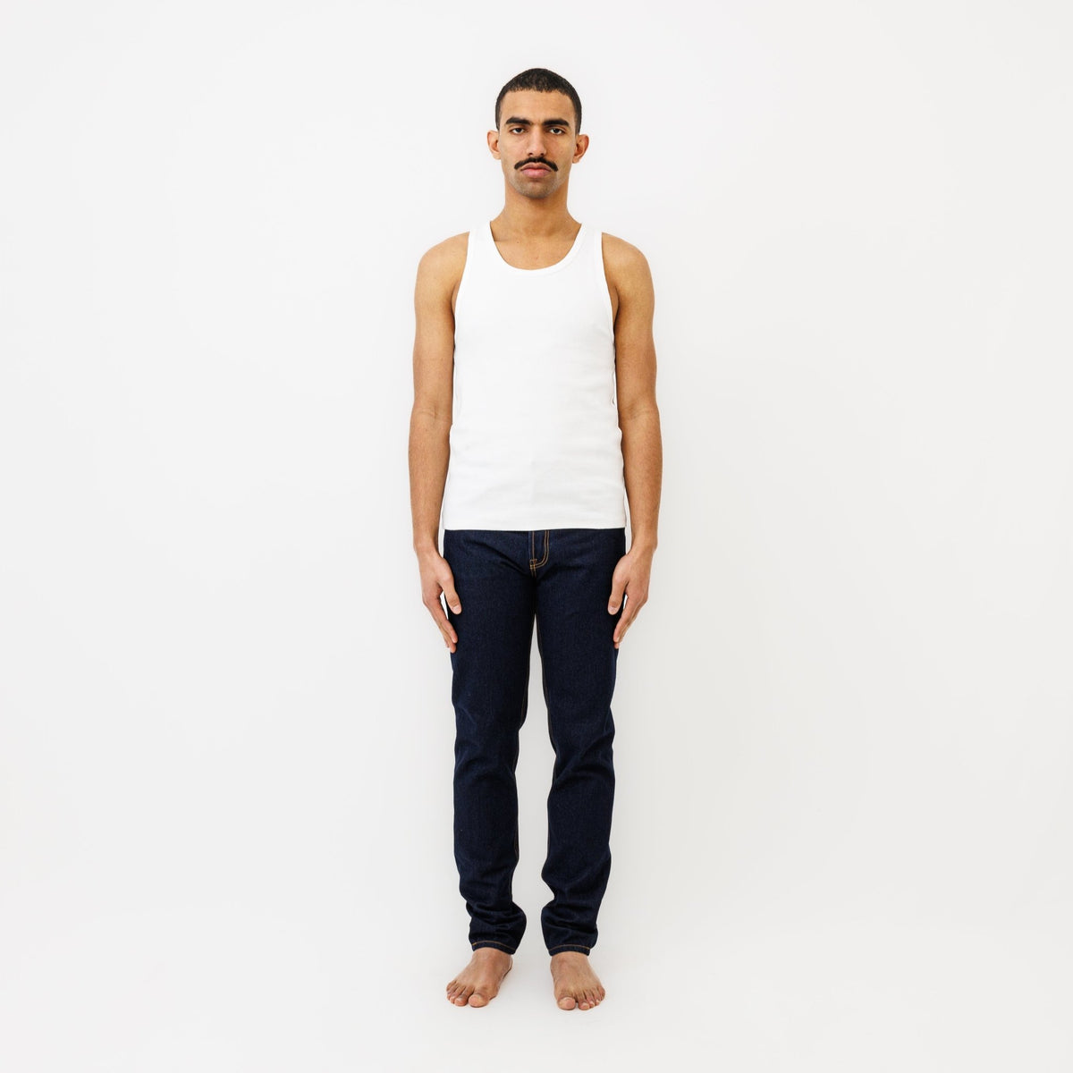 Jeans DN.30 Coupe Droite Ajustée Bleu Un Lavage - Ateliers de Nîmes