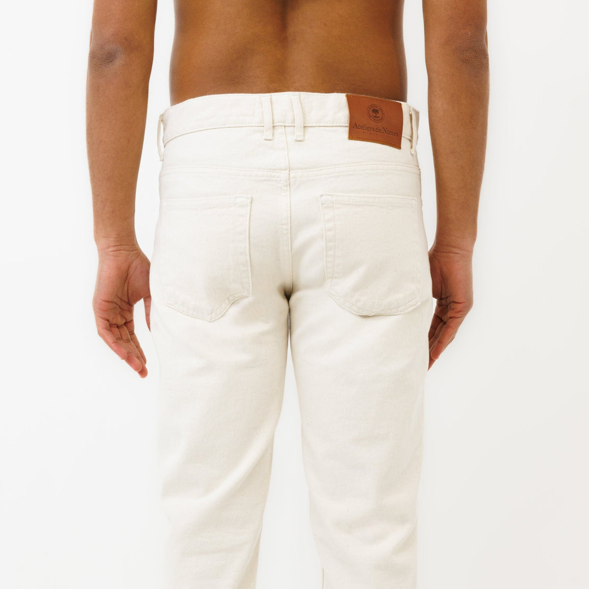 Jeans DN.30 Coupe Droite Ajustée Naturel Un Lavage - Ateliers de Nîmes