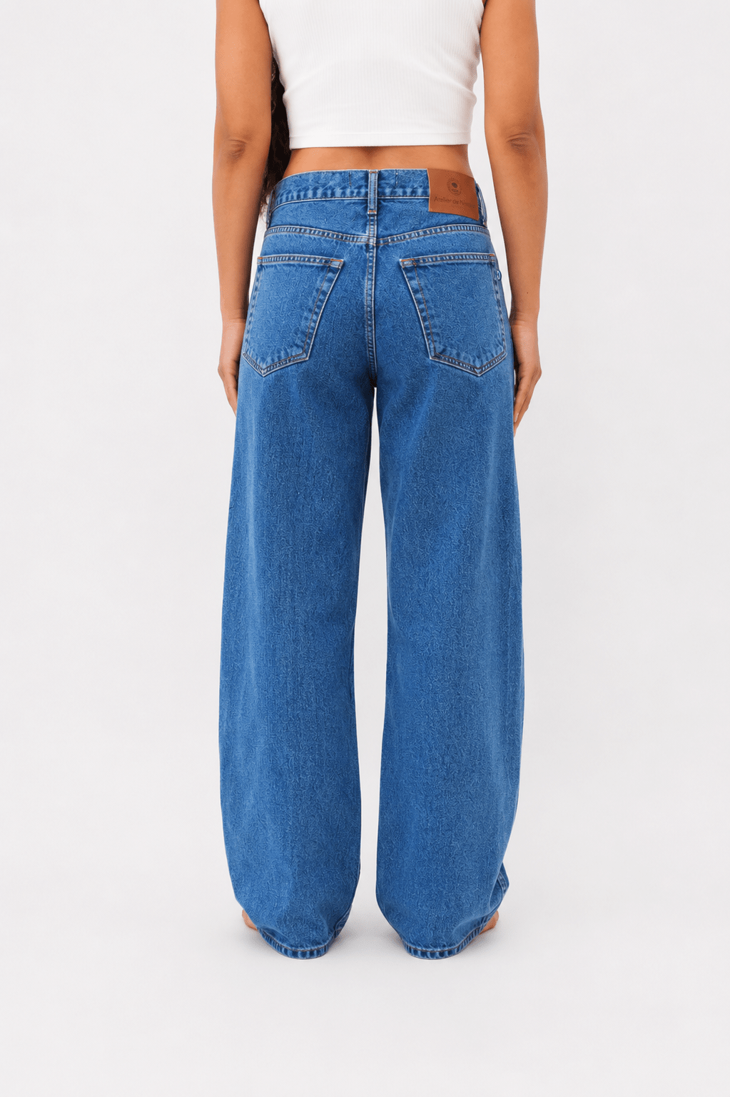 Jeans DN.65 _ Coupe Droite ajustée / Bleu Trois ans - Ateliers de Nîmes