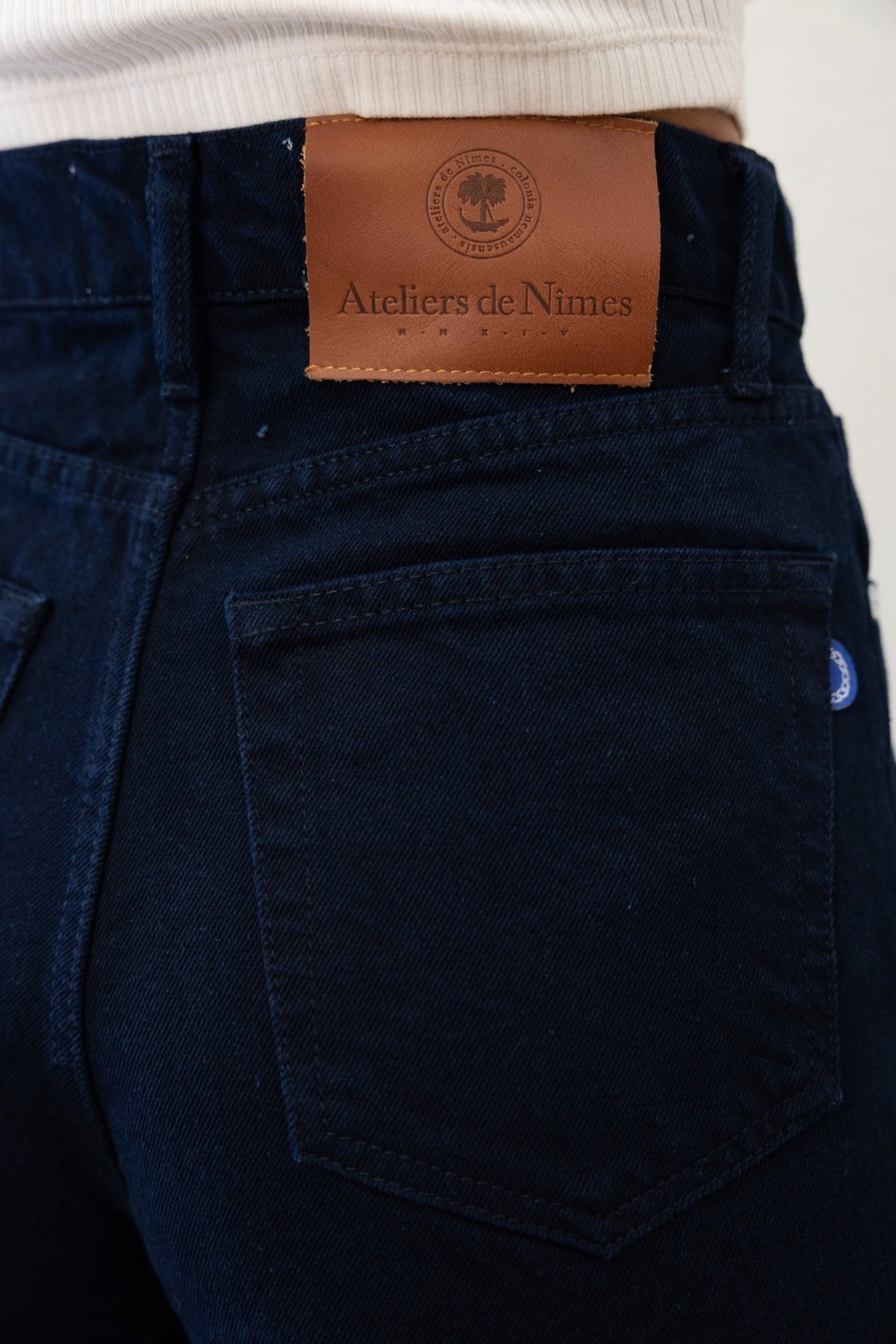 Jeans DN.88 Coupe Ballon Double Indigo - Ateliers de Nîmes