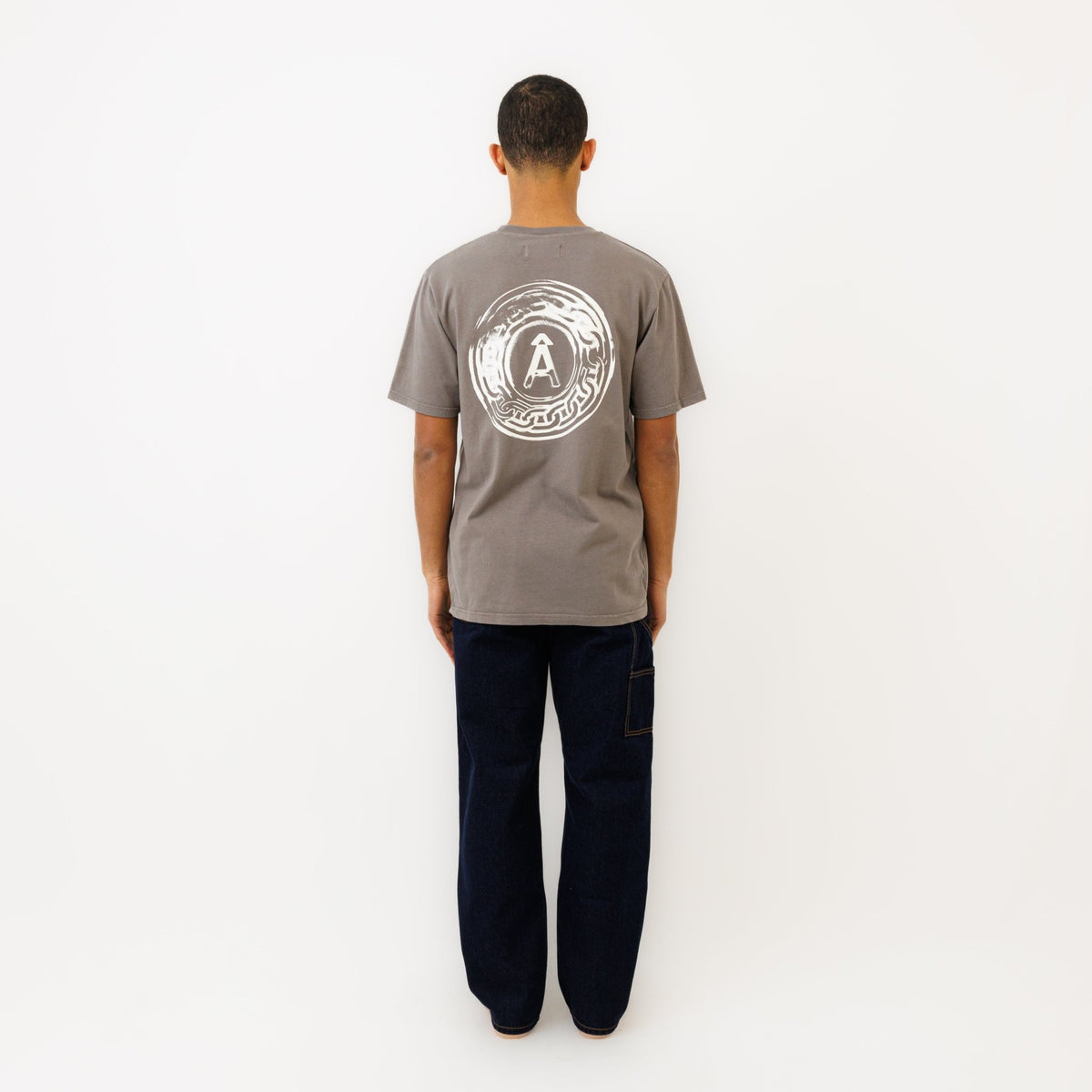 T-shirt "AD AUGUSTA" - Pigment Grey - Ateliers de Nîmes