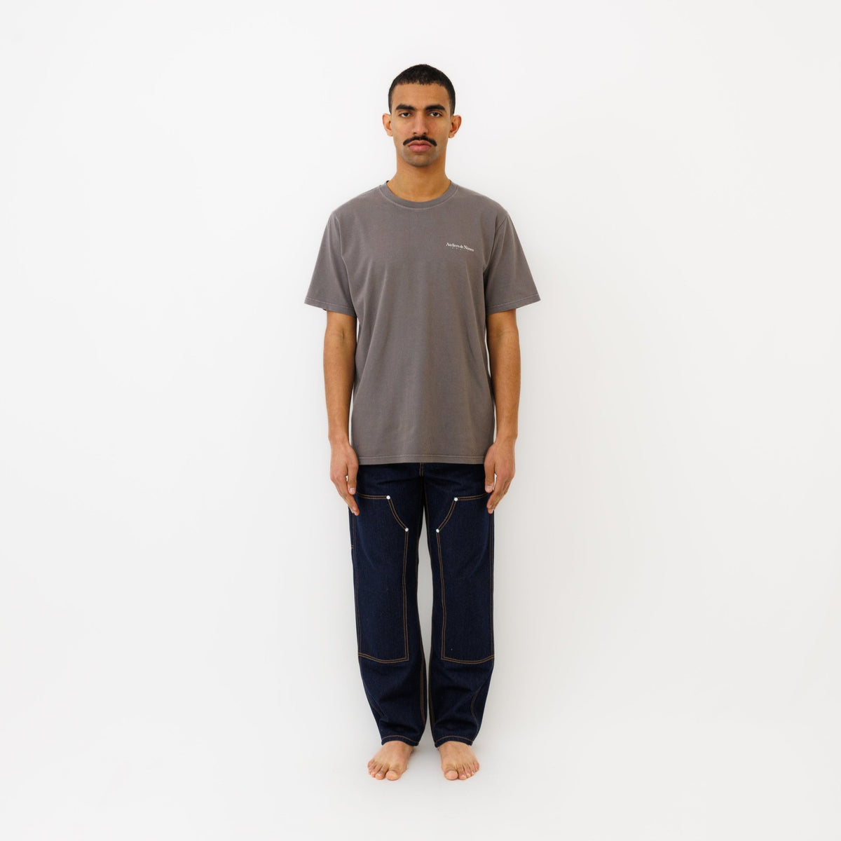 T-shirt "MMXIV" - Pigment Grey - Ateliers de Nîmes