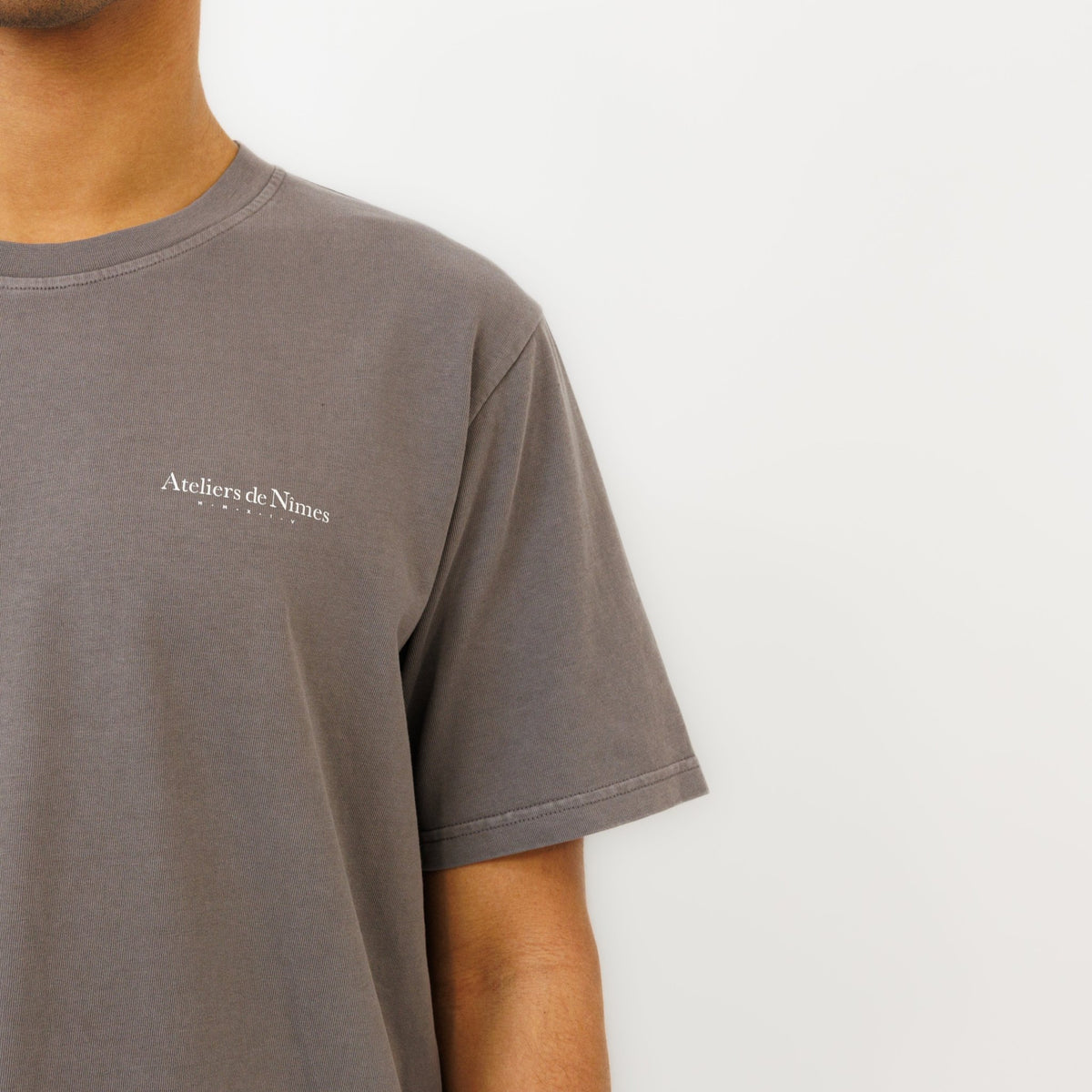 T-shirt "MMXIV" - Pigment Grey - Ateliers de Nîmes