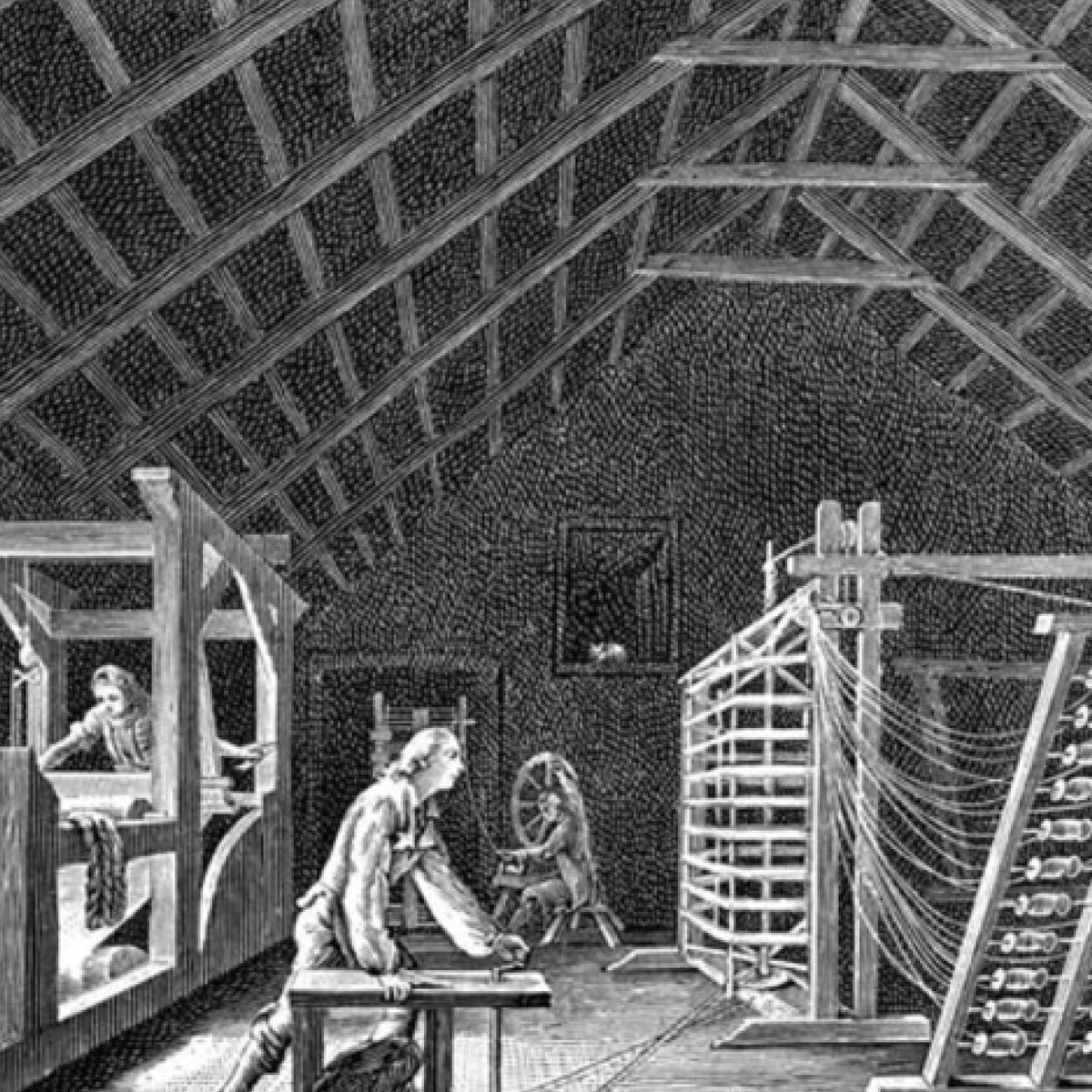 Atelier de tissage historique