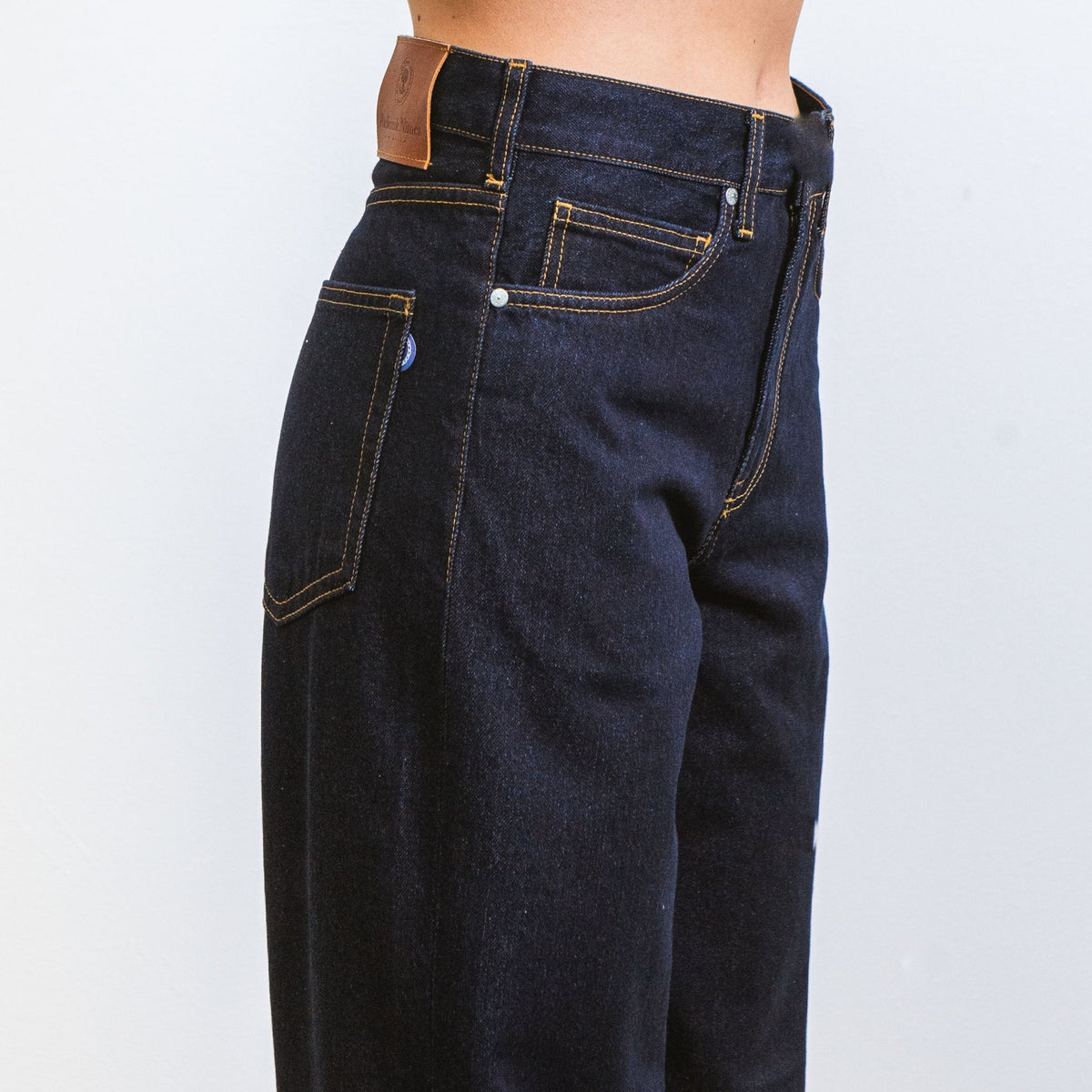Jeans DN.09_ Coupe Baggy Blue Un Lavage - Ateliers de Nîmes