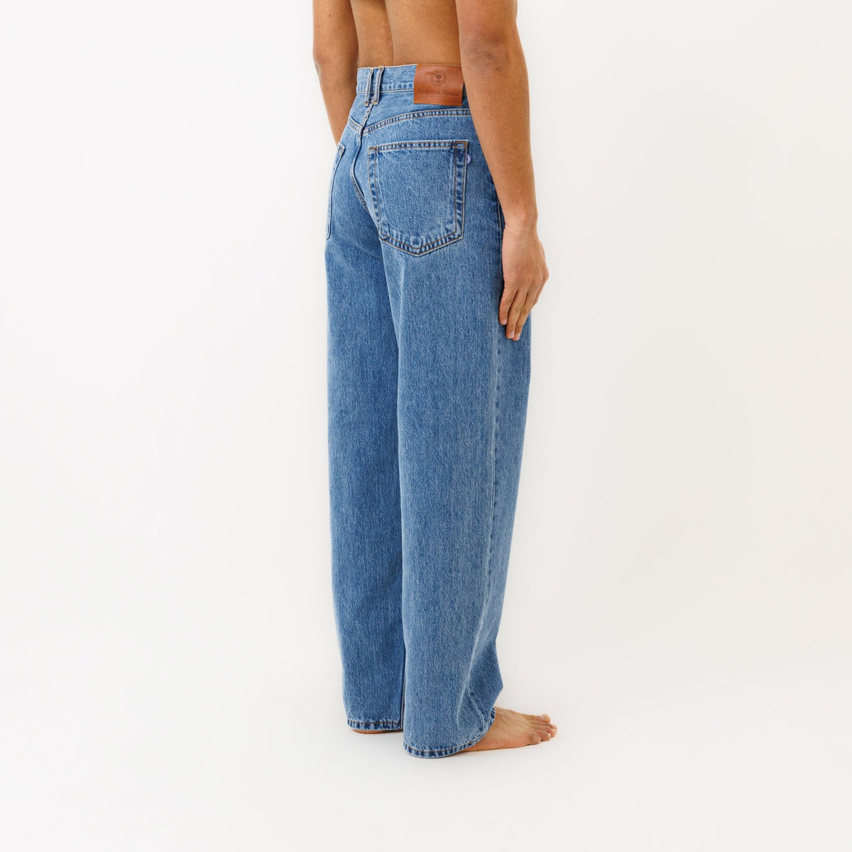 Jeans DN.10 Coupe Ample Bleu 3 Ans - Ateliers de Nîmes
