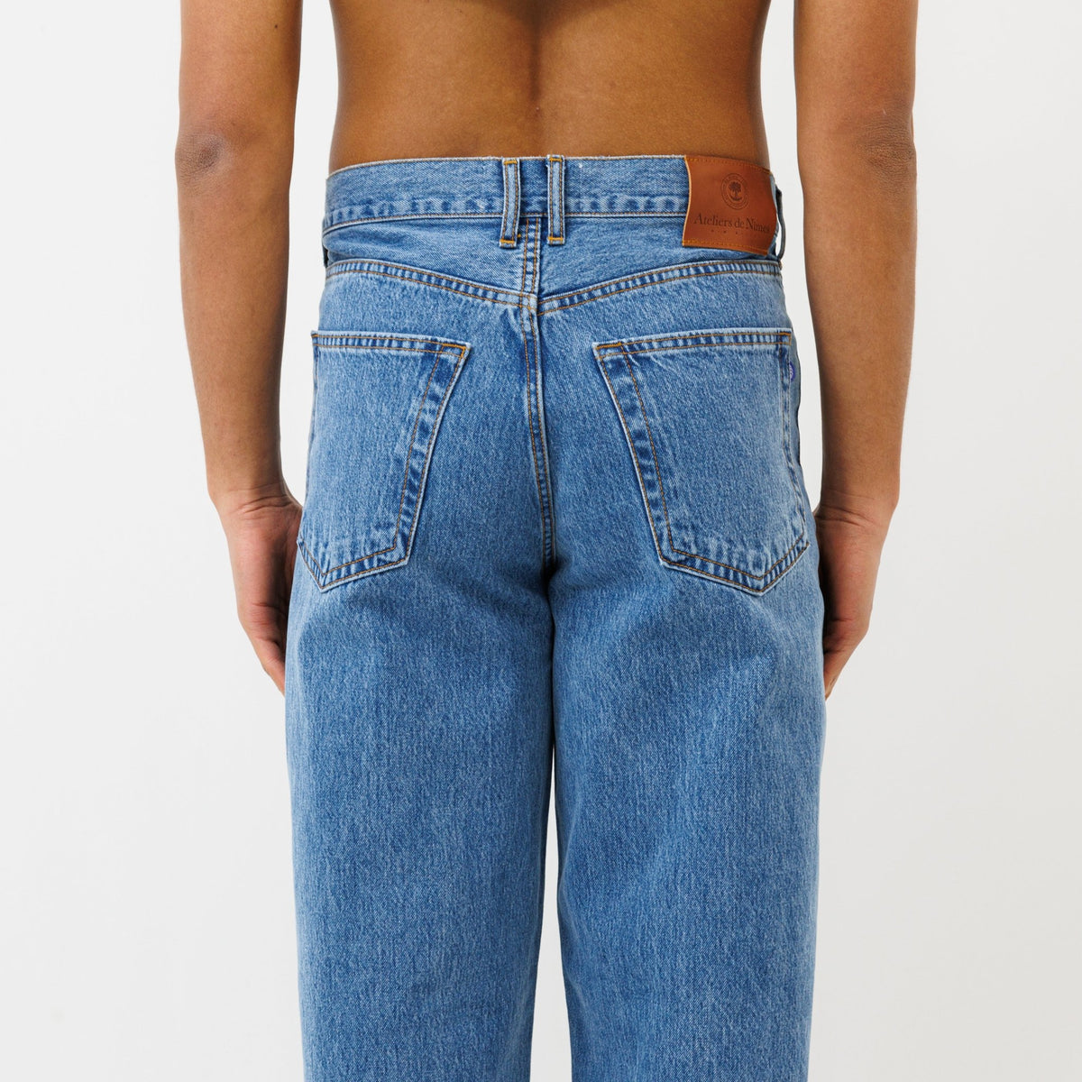Jeans DN.10 Coupe Ample Bleu 3 Ans - Ateliers de Nîmes