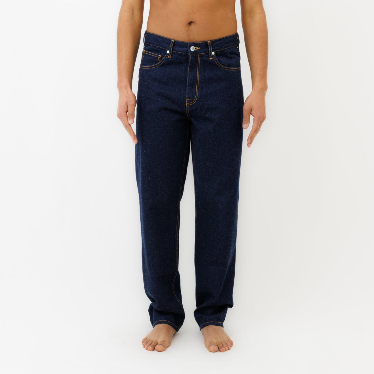 Jeans DN.10 Coupe Ample Bleu Un Lavage - Ateliers de Nîmes