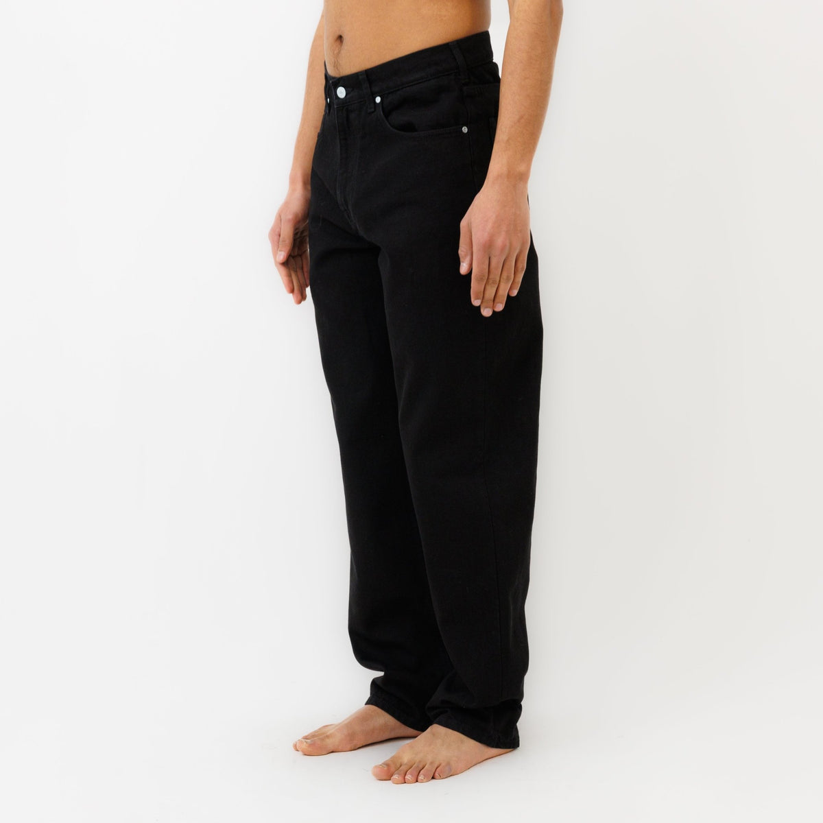 Jeans DN.10 Coupe Ample Noir Un Lavage - Ateliers de Nîmes
