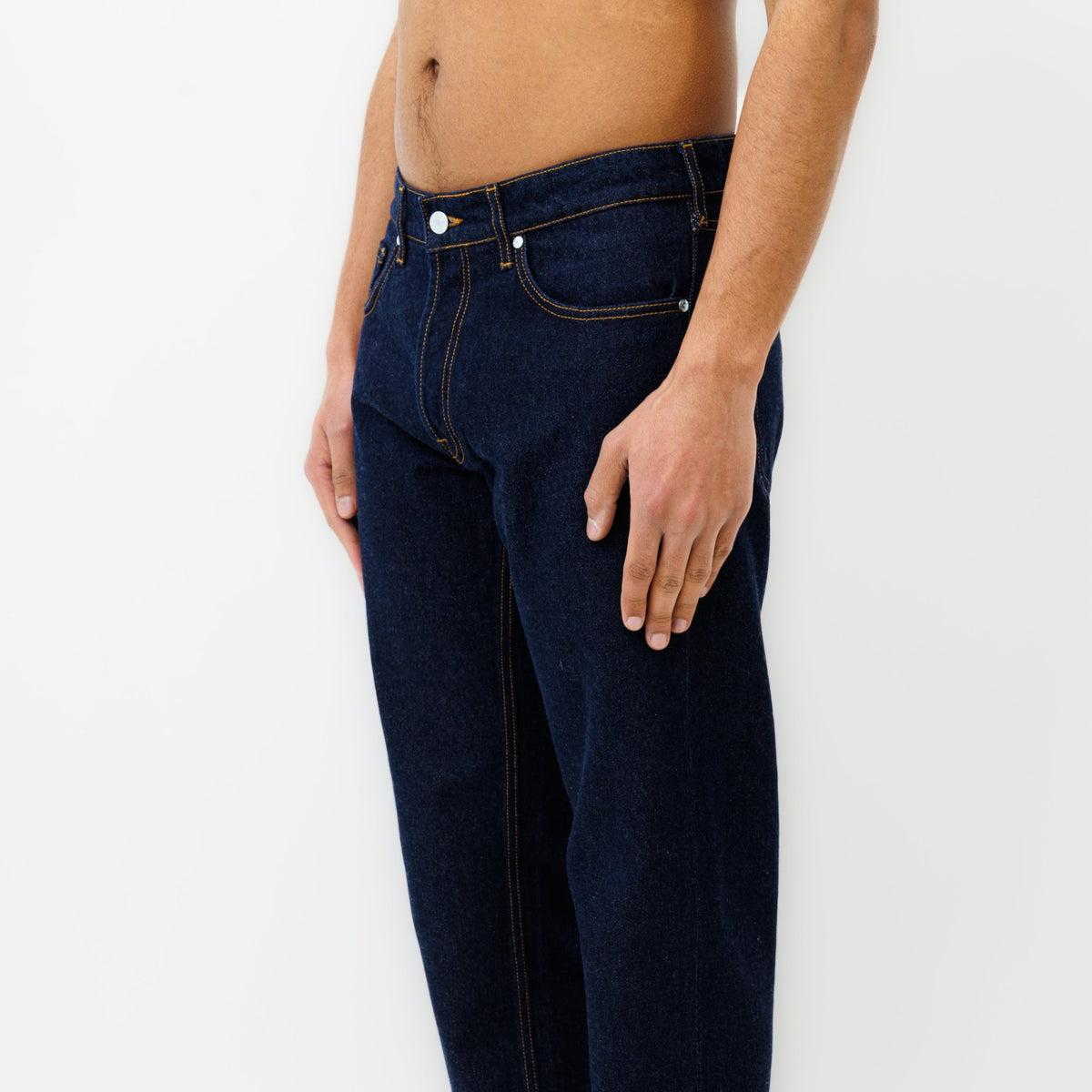 Jeans DN.20 Coupe Droite Bleu Un Lavage - Ateliers de Nîmes
