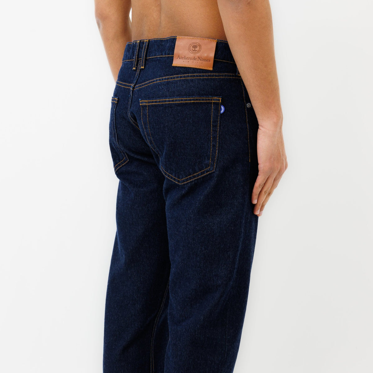 Jeans DN.20 Coupe Droite Bleu Un Lavage - Ateliers de Nîmes