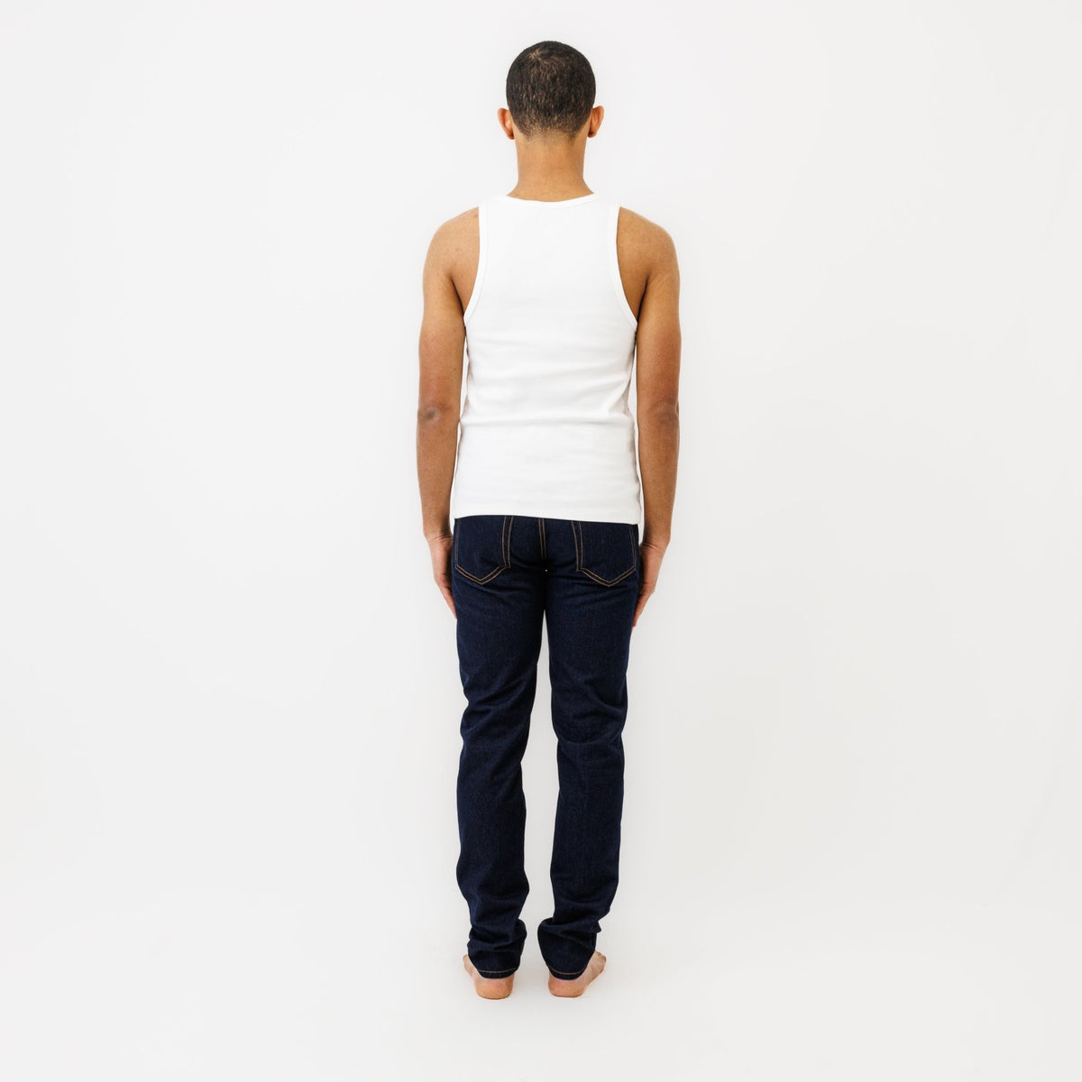 Jeans DN.30 Coupe Droite Ajustée Bleu Un Lavage - Ateliers de Nîmes