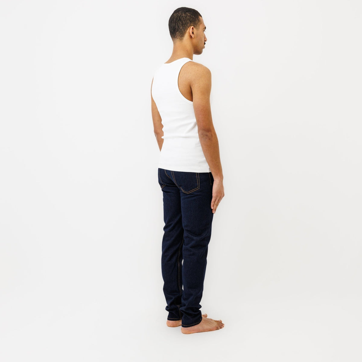 Jeans DN.30 Coupe Droite Ajustée Bleu Un Lavage - Ateliers de Nîmes