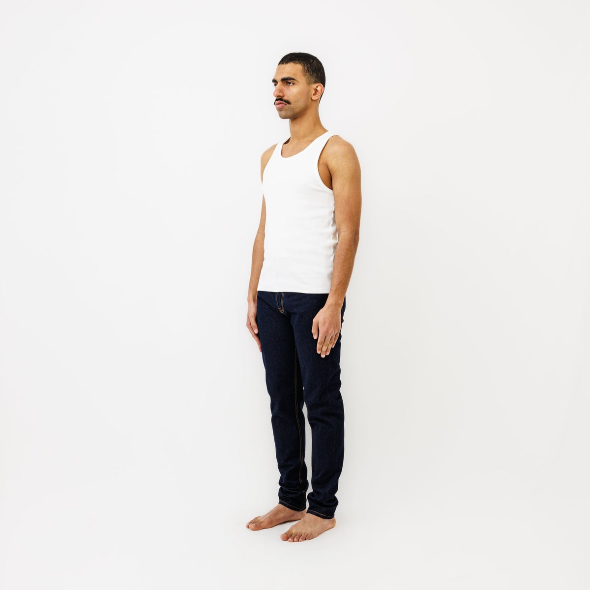 Jeans DN.30 Coupe Droite Ajustée Bleu Un Lavage - Ateliers de Nîmes