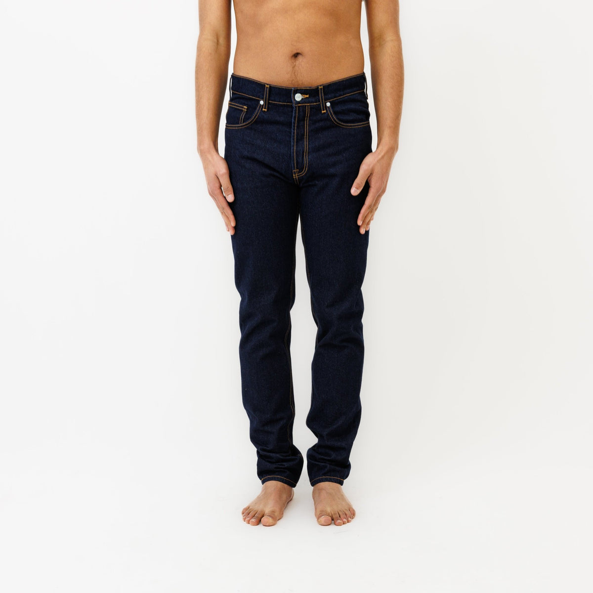 Jeans DN.30 Coupe Droite Ajustée Bleu Un Lavage - Ateliers de Nîmes
