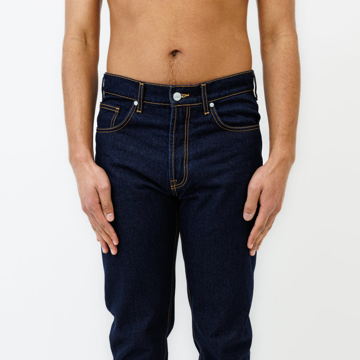 Jeans DN.30 Coupe Droite Ajustée Bleu Un Lavage - Ateliers de Nîmes