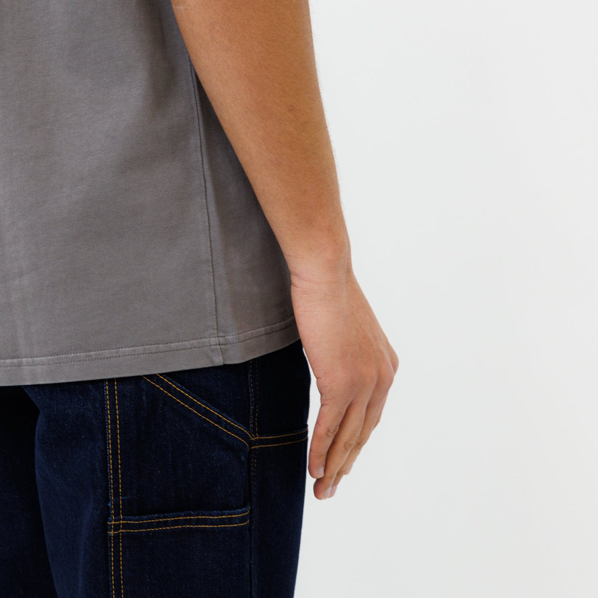 T-shirt "MMXIV" - Pigment Grey - Ateliers de Nîmes