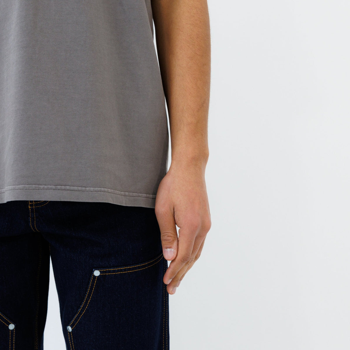 T-shirt "MMXIV" - Pigment Grey - Ateliers de Nîmes