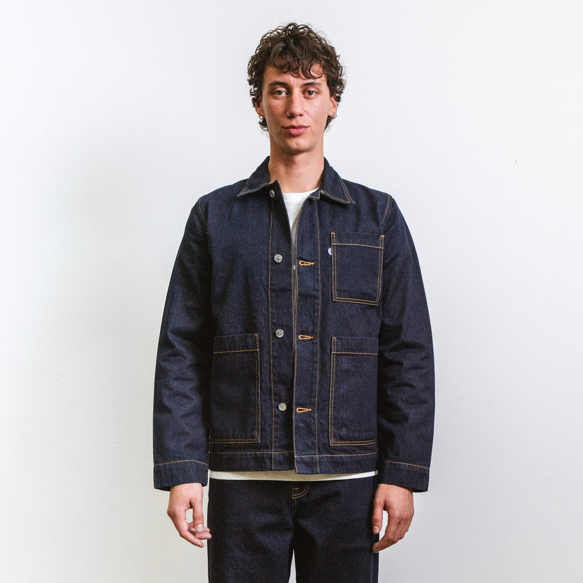 Veste DN.04_ Coupe Standard Bleu Un Lavage - Ateliers de Nîmes