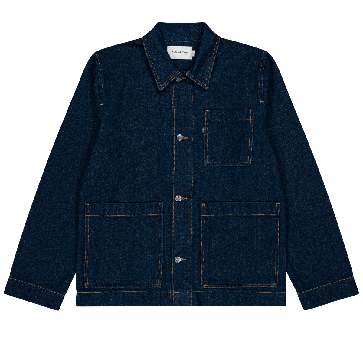 Veste DN.04 Coupe Standard Bleu Un Lavage - Ateliers de Nîmes